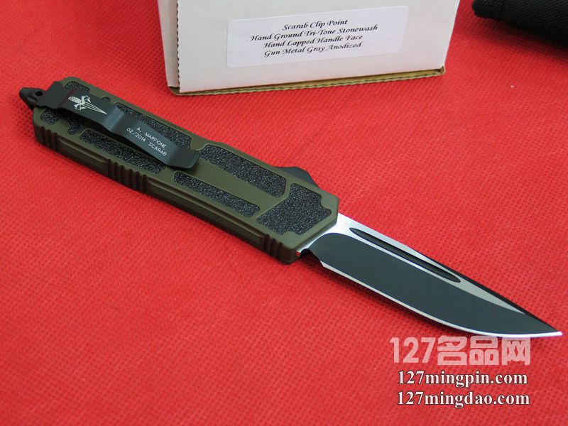 美国微技术MICROTECH Scarab甲虫 剑标 双色定制版直跳