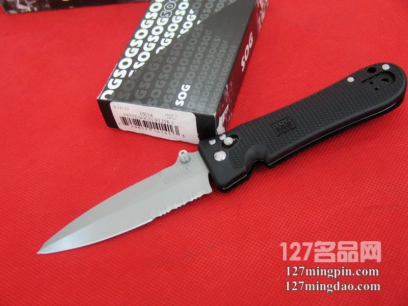 美国哨格SOG PE14 五角精英战术折刀 美国哨格SOG PE14 五角精英战术折刀