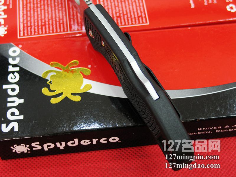 美国蜘蛛SPYDERCO C41PBK 127名刀网