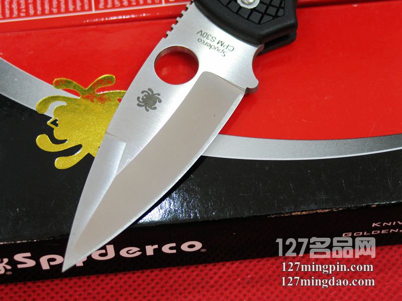 美国蜘蛛SPYDERCO C41PBK 127名刀网