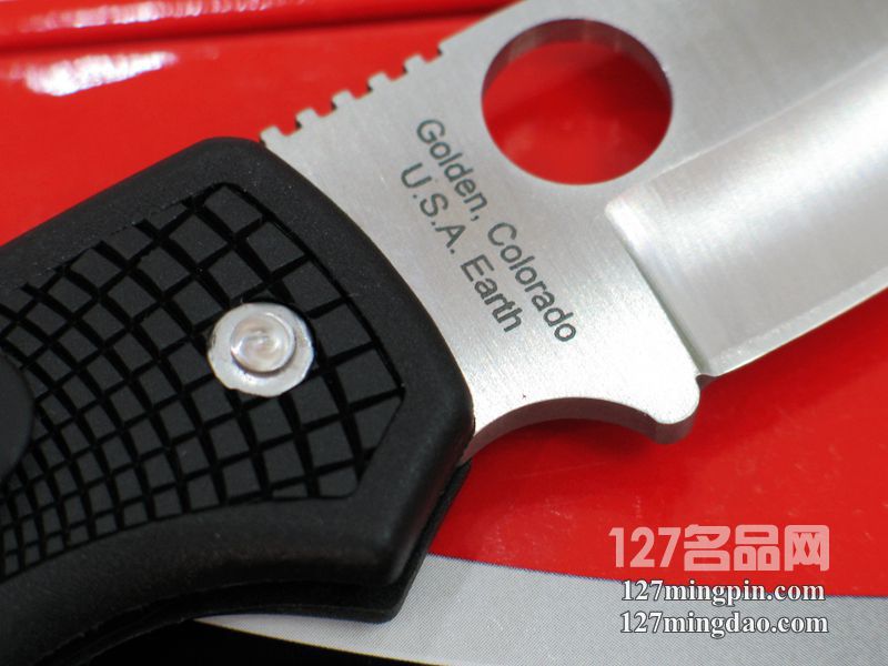 美国蜘蛛SPYDERCO C41PBK 127名刀网