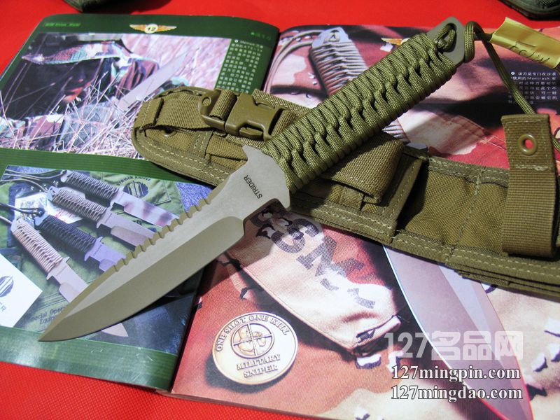 美国挺进者Strider MTSS 沙色涂层特战队专用刀 美国挺进者Strider MTSS 沙色涂层特战队专用刀