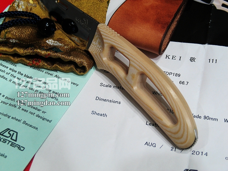 日本花田洋ROCKSTEAD KEI 敬 ZDP189钢 手工直刀