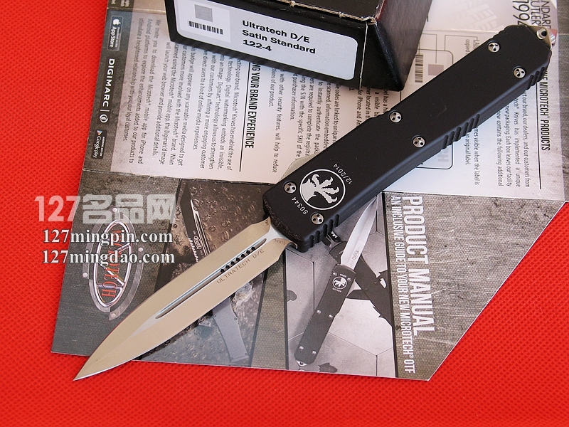 美国微技术 MICROTECH 122-4超智 双锋全刃直跳 美国微技术 MICROTECH 122-4超智 双锋全刃直跳