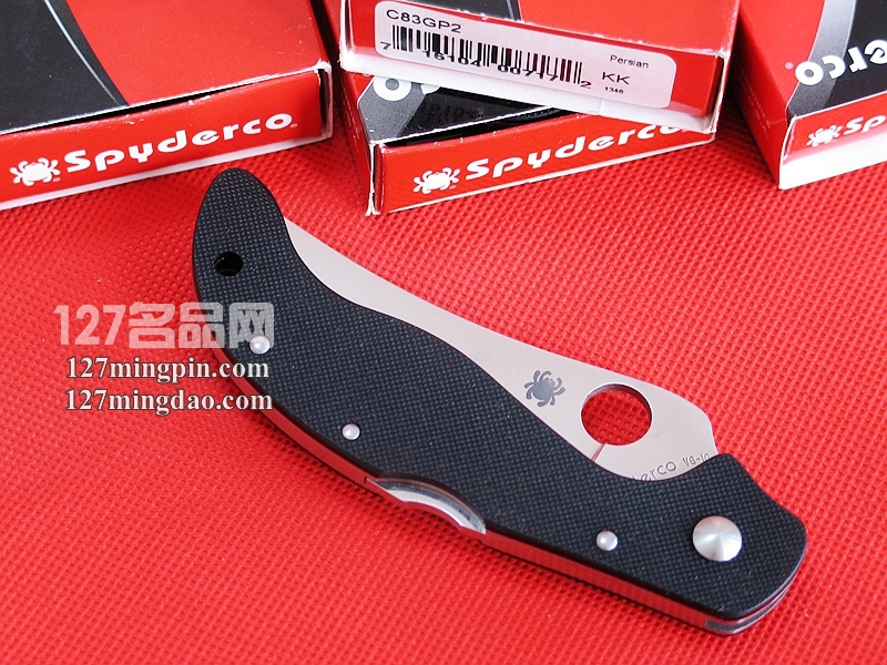 美国蜘蛛SPYDERCO C83GP2代  127名刀网