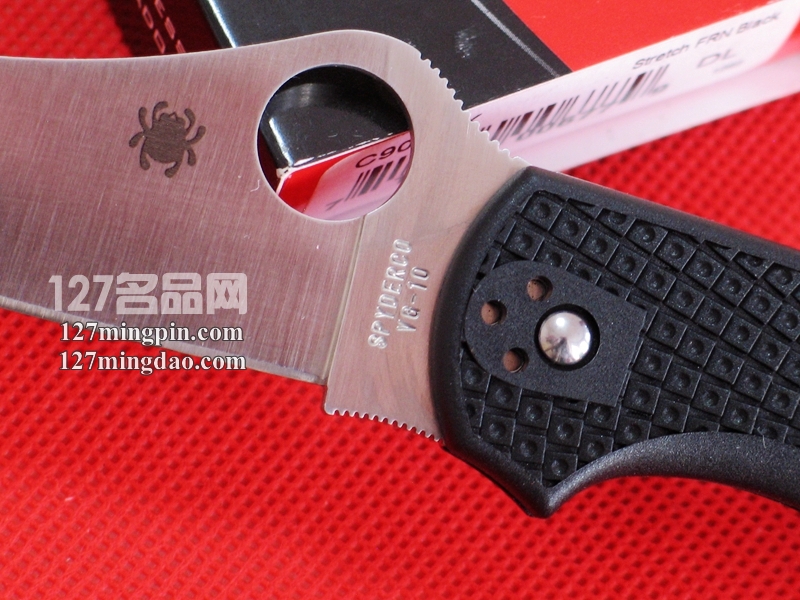 美国蜘蛛SPYDERCO  C90PBK全刃 127名刀网