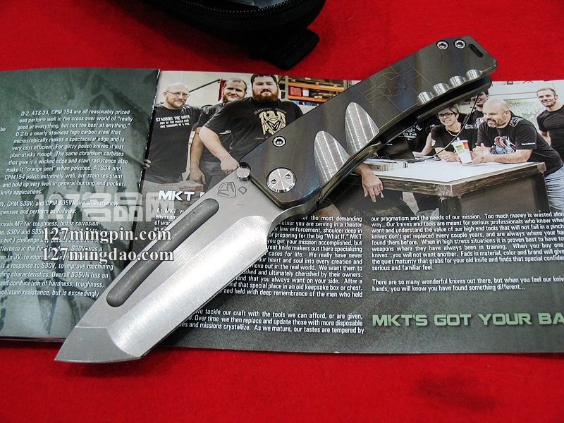 美国MTK MARAUDER 掠夺者 手工T头格斗刀 美国MTK MARAUDER 掠夺者 手工T头格斗刀