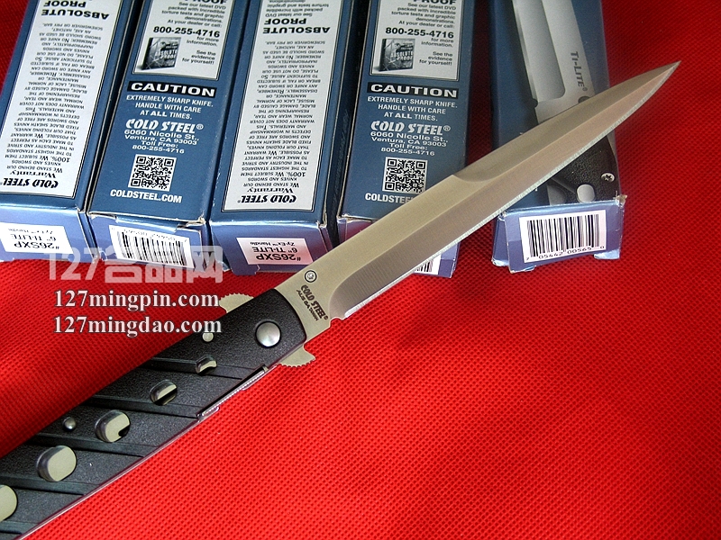 美国冷钢COLDSTEEL 26SXP战术刀 6英寸大型折刀 127名刀