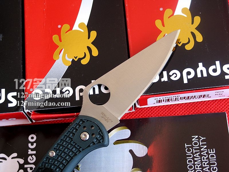 美国蜘蛛SPYDERCO C11PGRE ZDP-189粉末钢 墨绿色柄折刀