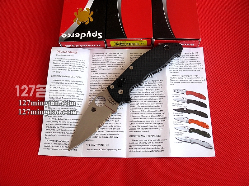 美国蜘蛛SPYDERCO C101GPS2 马尼克斯2代折刀 美国蜘蛛SPYDERCO C101GPS2 马尼克斯2代折刀