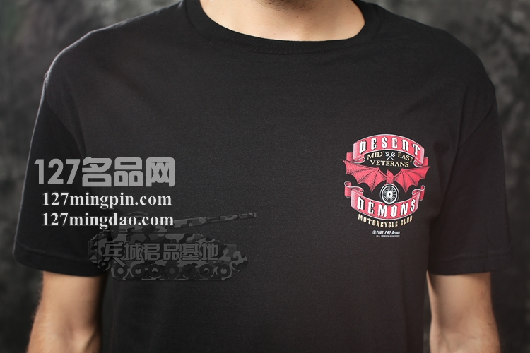 762design男户外短袖纯棉军迷t恤沙漠幽灵1352进口服饰