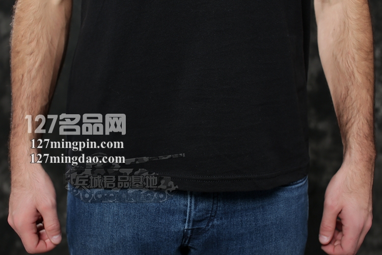 美国7.62 762design男户外短袖棉军迷t恤绿色贝雷帽1384