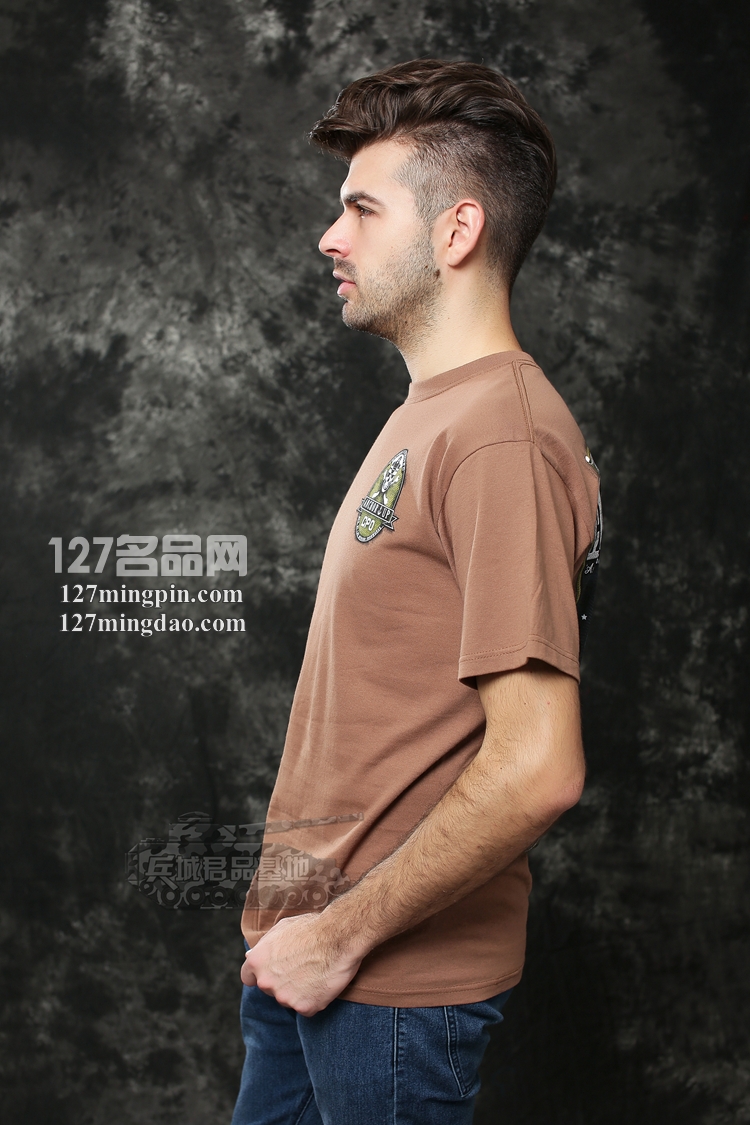 美国正品7.62design军迷用品个性短袖男式体能作战服起锚绝版