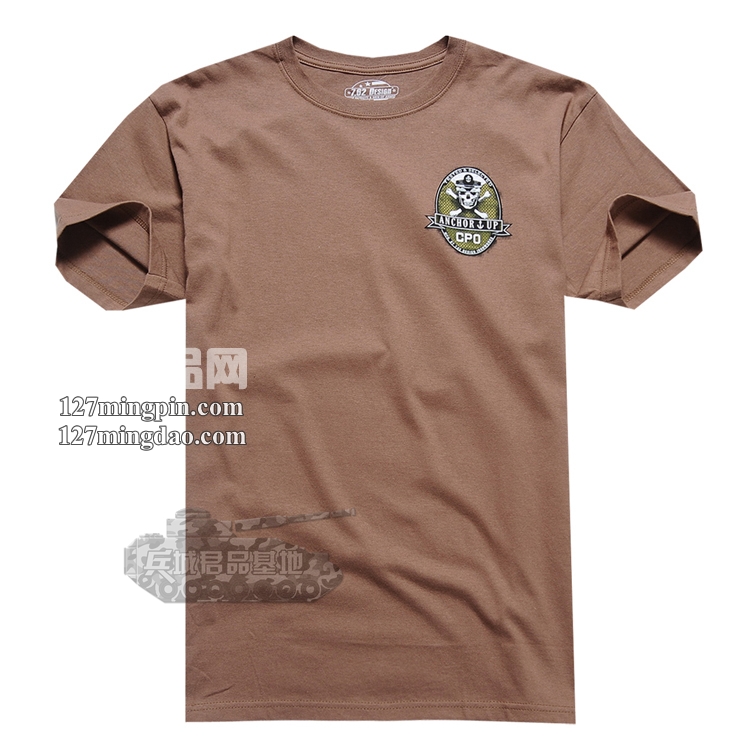 美国正品7.62design军迷用品个性短袖男式体能作战服起锚绝版