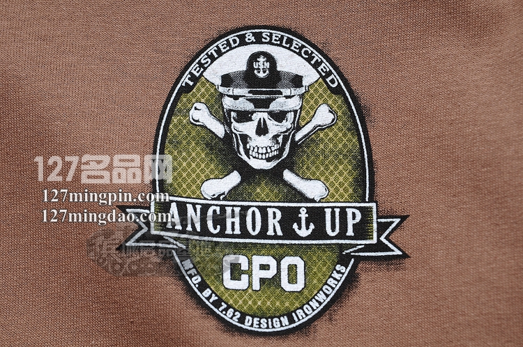 美国正品7.62design军迷用品个性短袖男式体能作战服起锚绝版