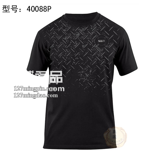 美国正品5.11 男士全棉 户外 t恤短袖衫洪都拉斯产40088系列