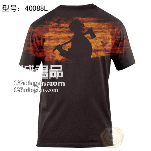 美国正品5.11 男士全棉 户外 t恤短袖衫洪都拉斯产40088系列