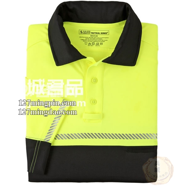 美国5.11（511）71009 单车巡警POLO衫 户外休闲男士短袖翻领T恤