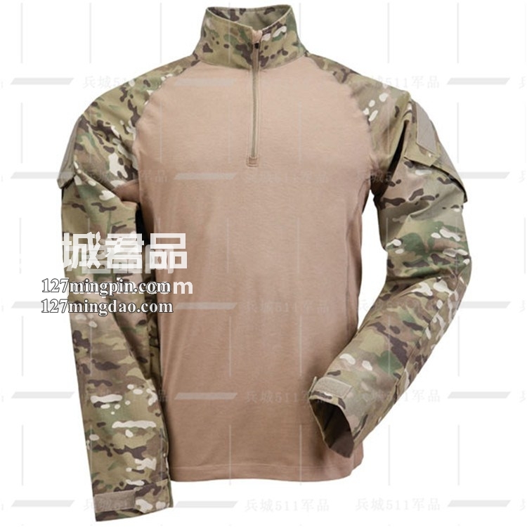 美国5.11 （511）正品舒适透气迷彩快速突击衣防风防水72185 男