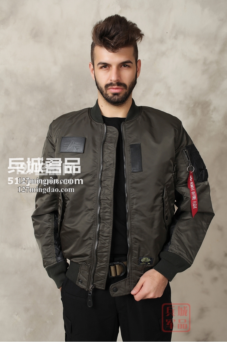 美国阿尔法alpha 男装MA-1 Turbine特宾飞行复古夹克 美国阿尔法alpha 男装MA-1 Turbine特宾飞行复古夹克