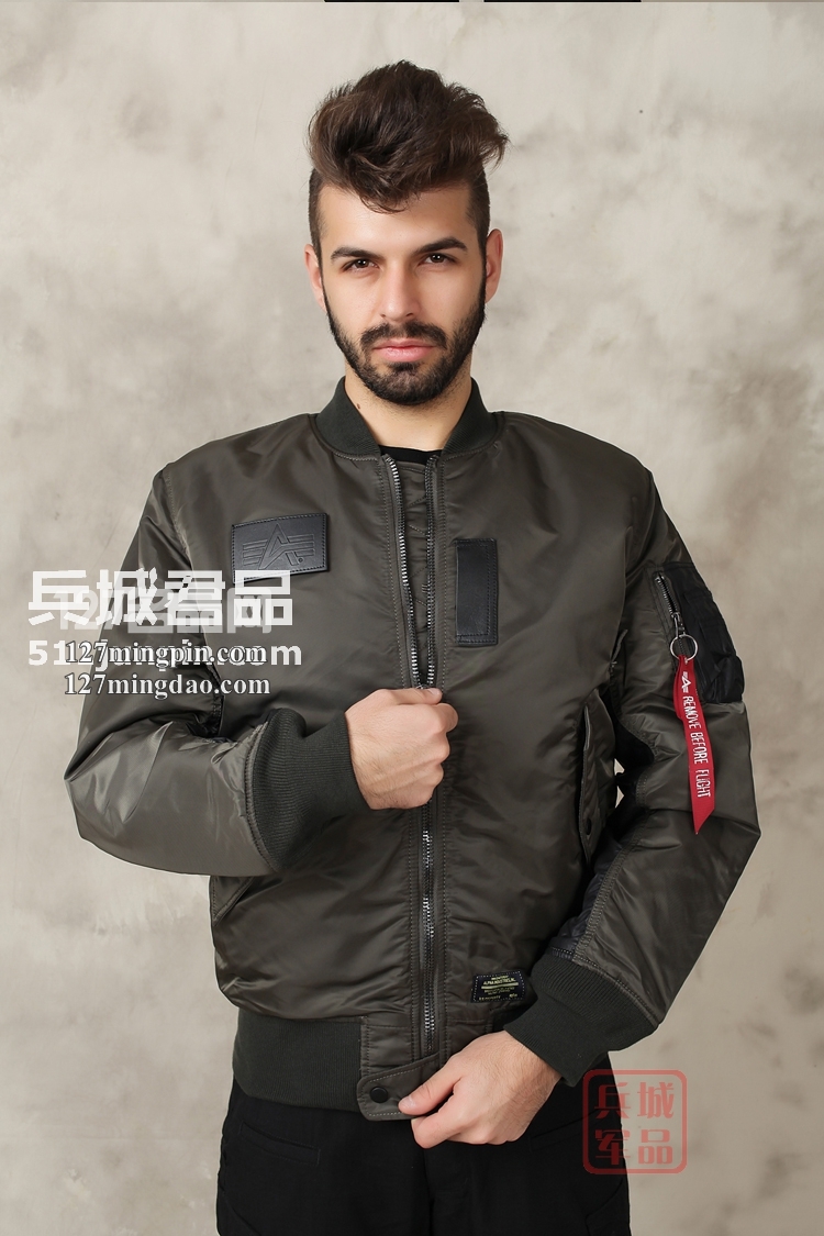 美国阿尔法alpha 男装MA-1 Turbine特宾飞行复古夹克