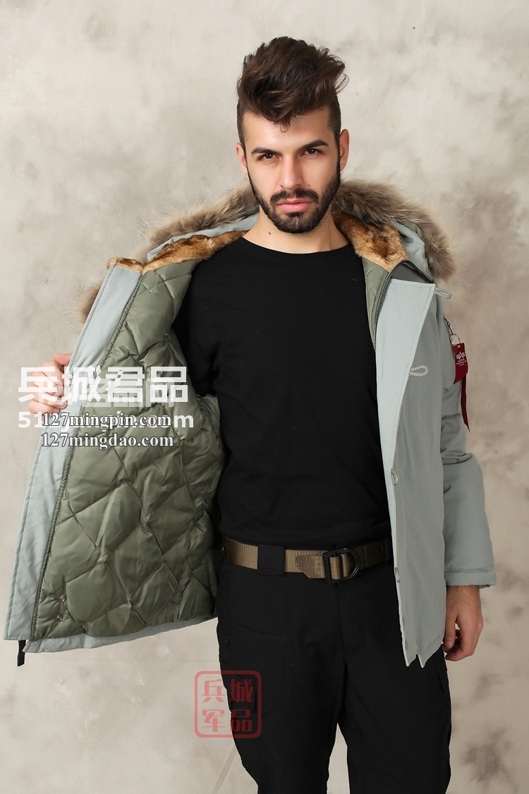 美国阿尔法ALPHA N-2B Elevon 复古羽绒服大衣棉衣风衣外套