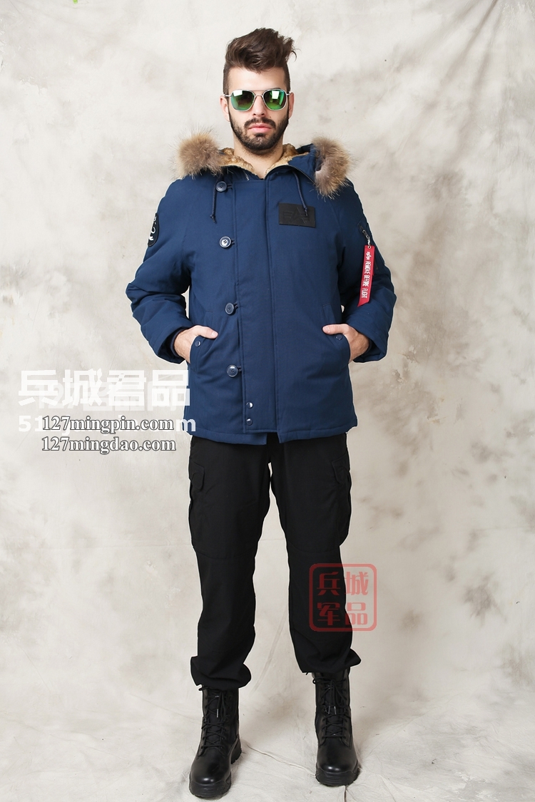 美国阿尔法ALPHA N-2B Elevon 复古羽绒服大衣棉衣风衣外套