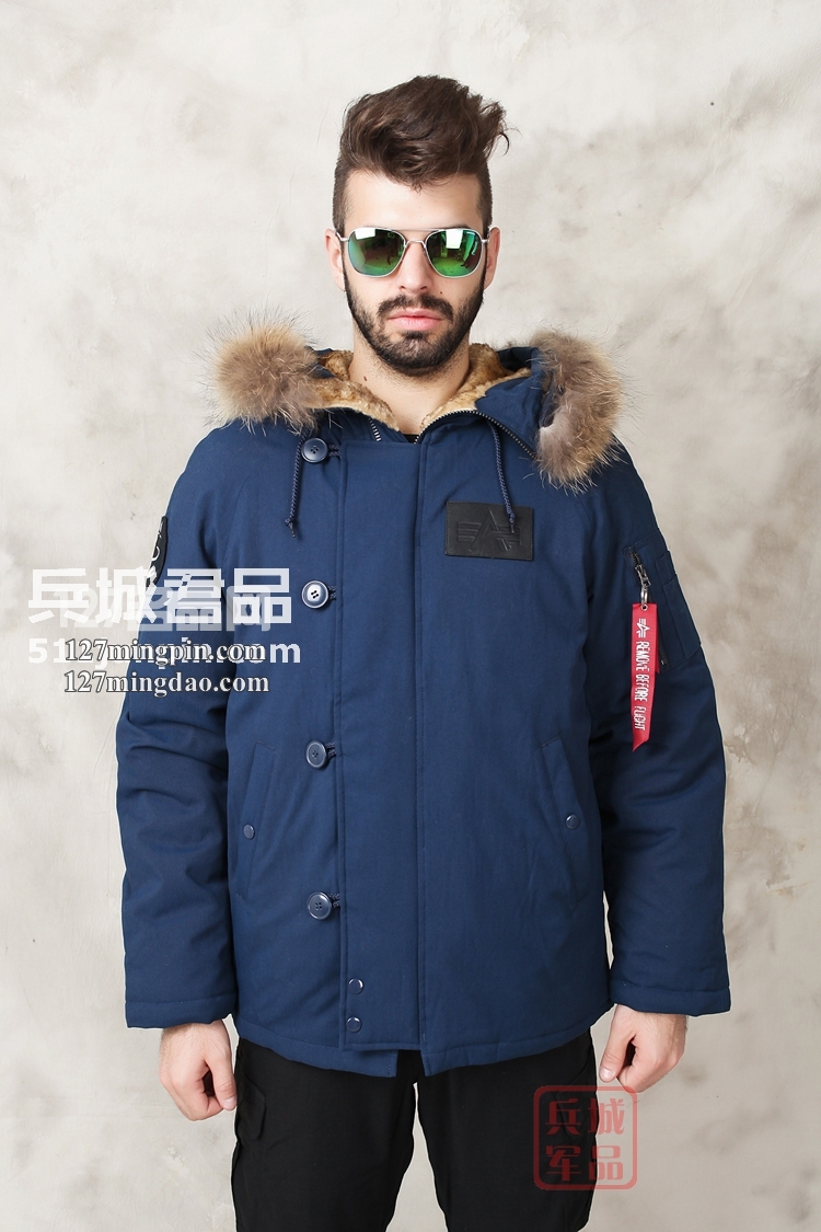 美国阿尔法ALPHA N-2B Elevon 复古羽绒服大衣棉衣风衣外套