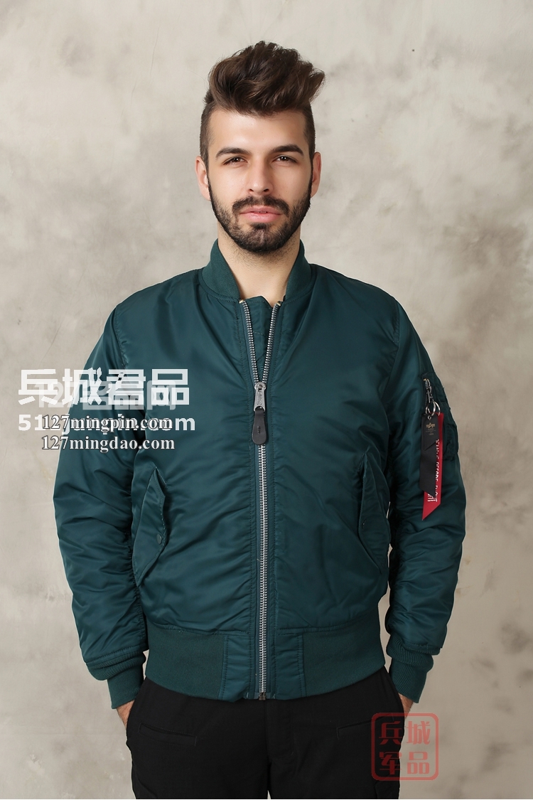 美国正品阿尔法alpha MA-1空军飞行夹克 美军军服外套 美国正品阿尔法alpha MA-1空军飞行夹克 美军军服外套