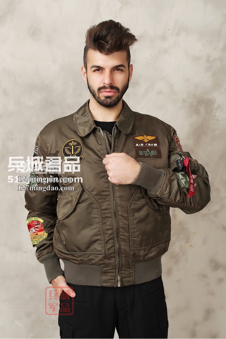美国正品 Alpha阿尔法男装 CWU PILOT飞行员夹克服 