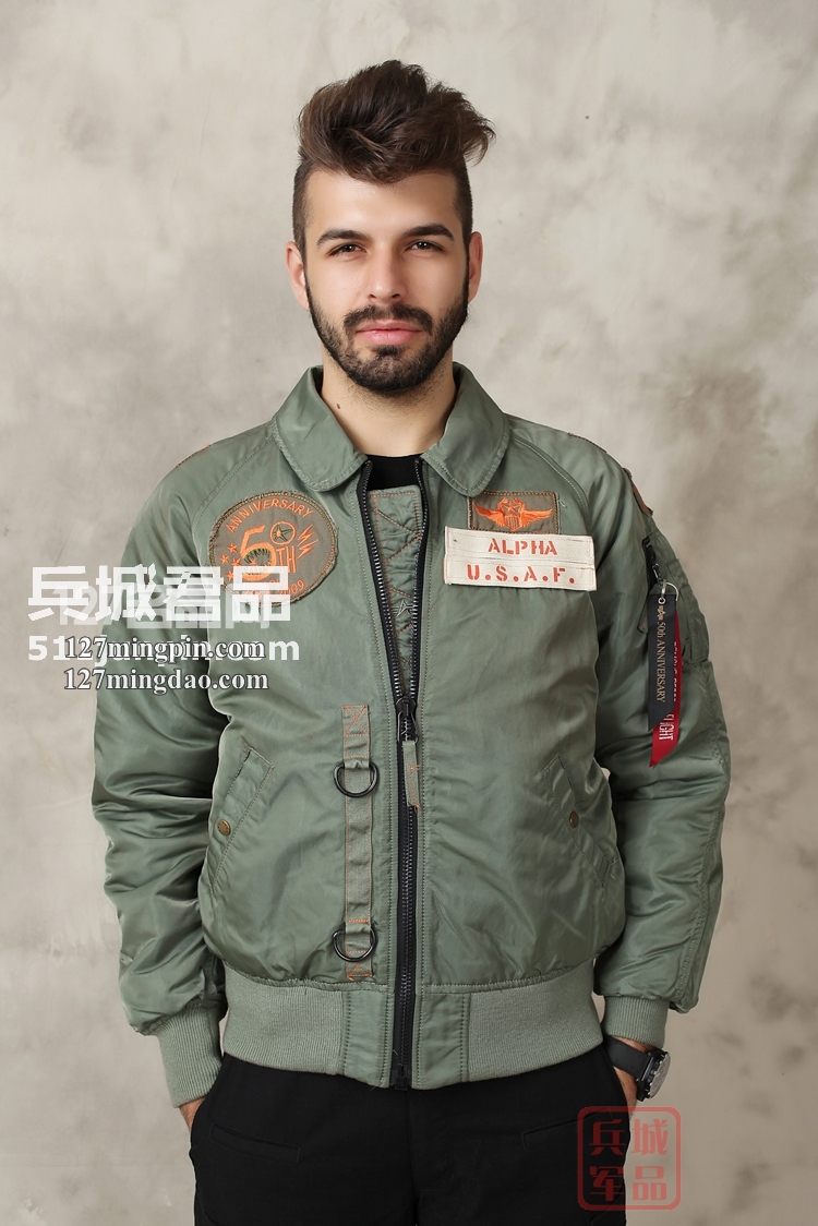 美国正品 ALPHA 阿尔法50周年纪念版 夹克 美国正品 ALPHA 阿尔法50周年纪念版 夹克