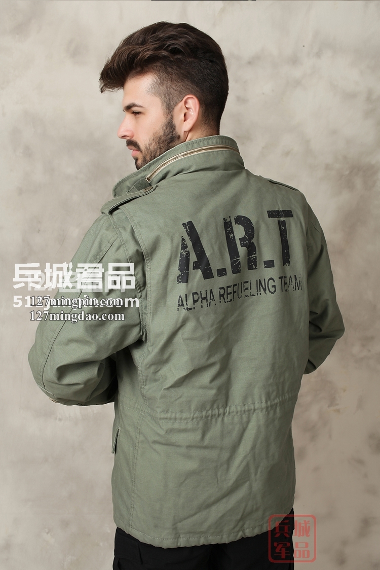 美国正品 ALPHA阿尔法M65风衣 德军版太平洋舰队外套风衣