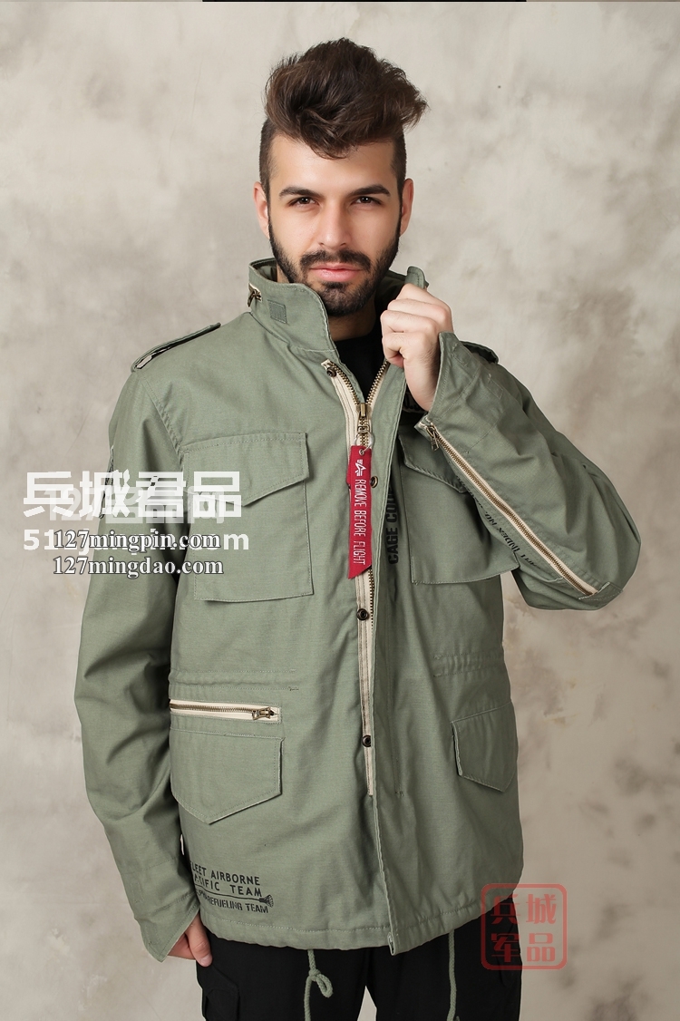 美国正品 ALPHA阿尔法M65风衣 德军版太平洋舰队外套风衣
