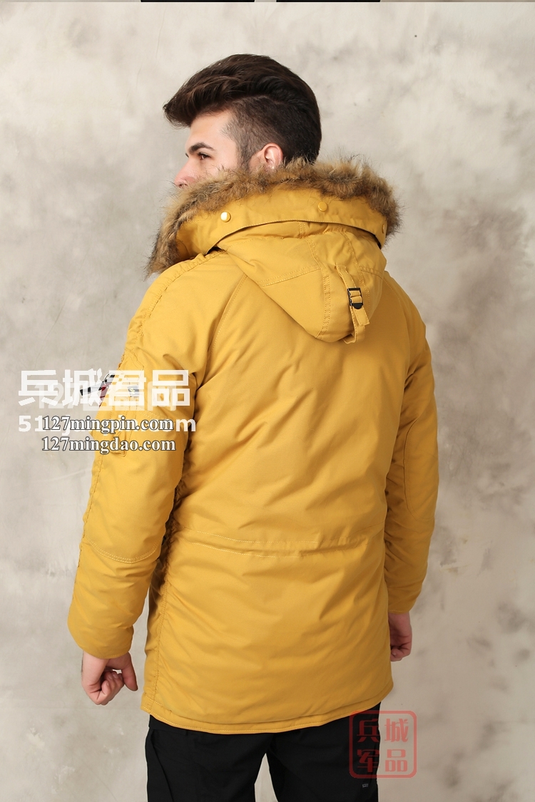 美国正品冬季新款 阿尔法N3B极地防寒服男女都可穿的军棉大