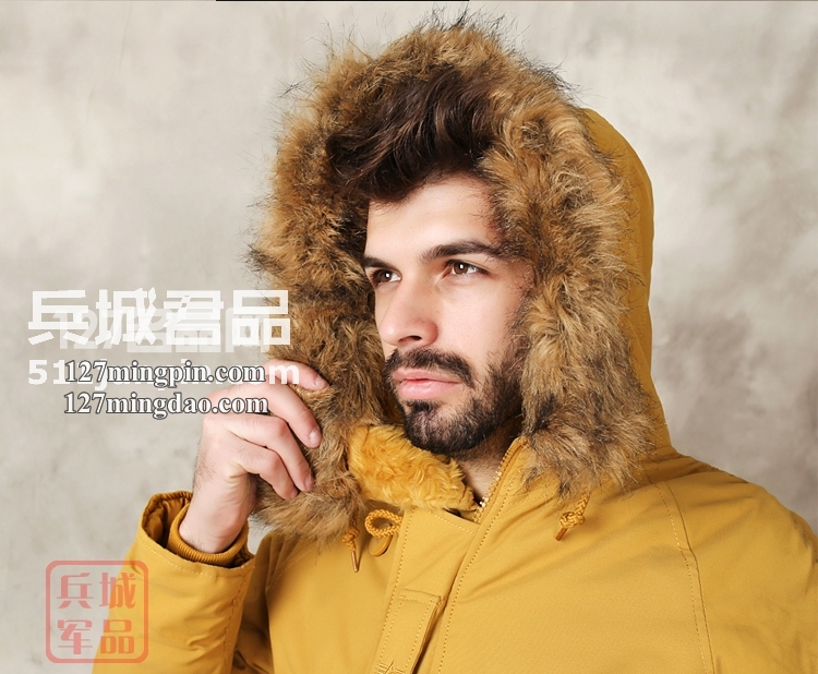 美国正品冬季新款 阿尔法N3B极地防寒服男女都可穿的军棉大