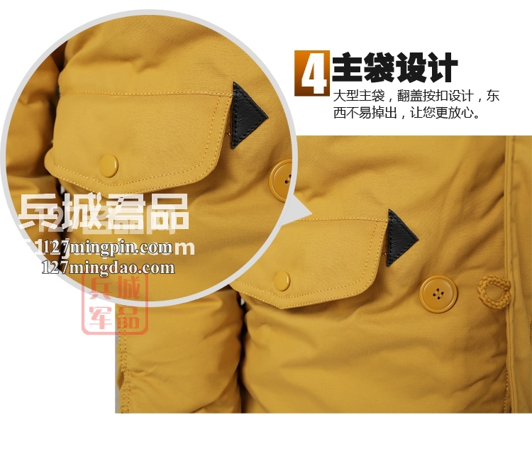 美国正品冬季新款 阿尔法N3B极地防寒服男女都可穿的军棉大