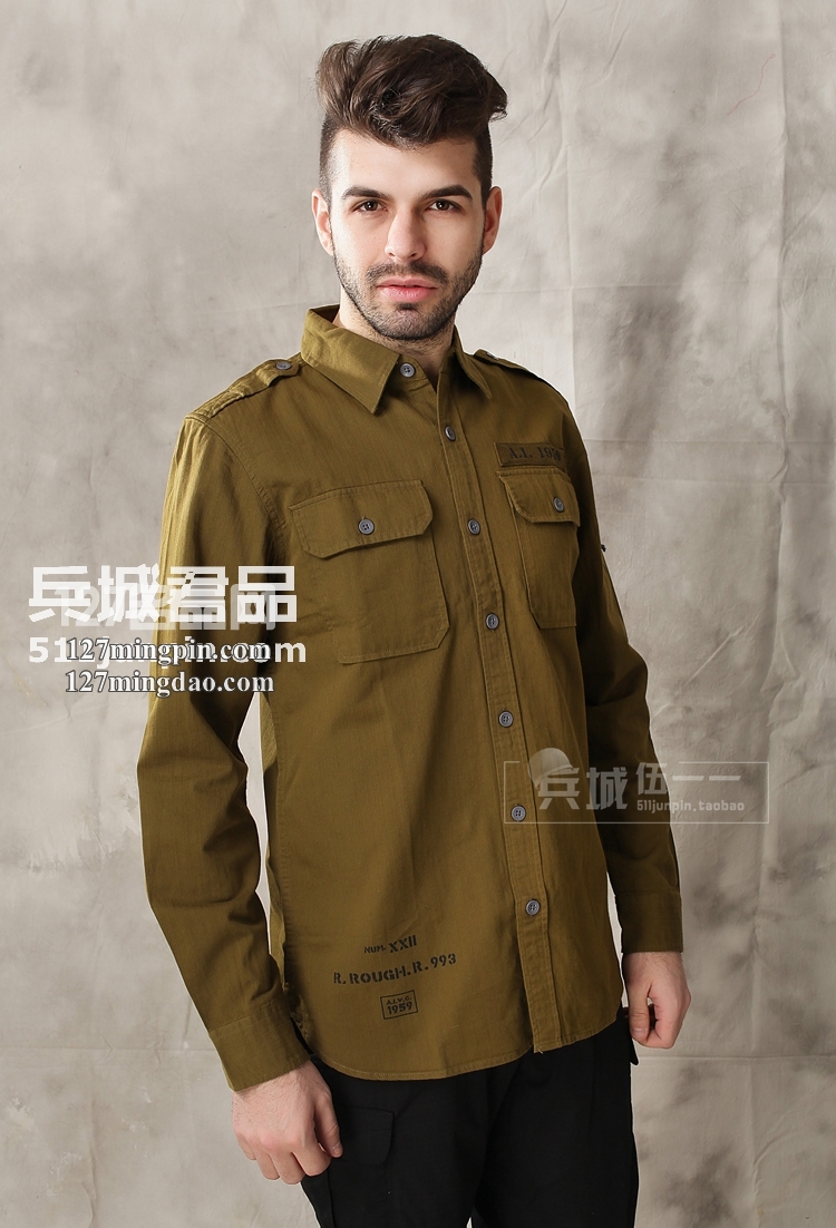 美国正品阿尔法ALPHA Caliber Shirt卡林衬衫 户外长袖衬衣