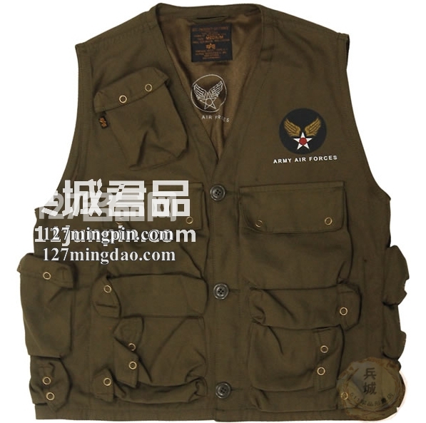 美国正品 阿尔法C1 Vest 户外休闲棉质 男马夹 美国正品 阿尔法C1 Vest 户外休闲棉质 男马夹