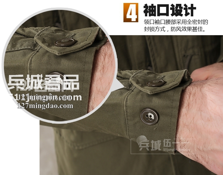 美国正品阿尔法ALPHA 复古二战M51野战风衣