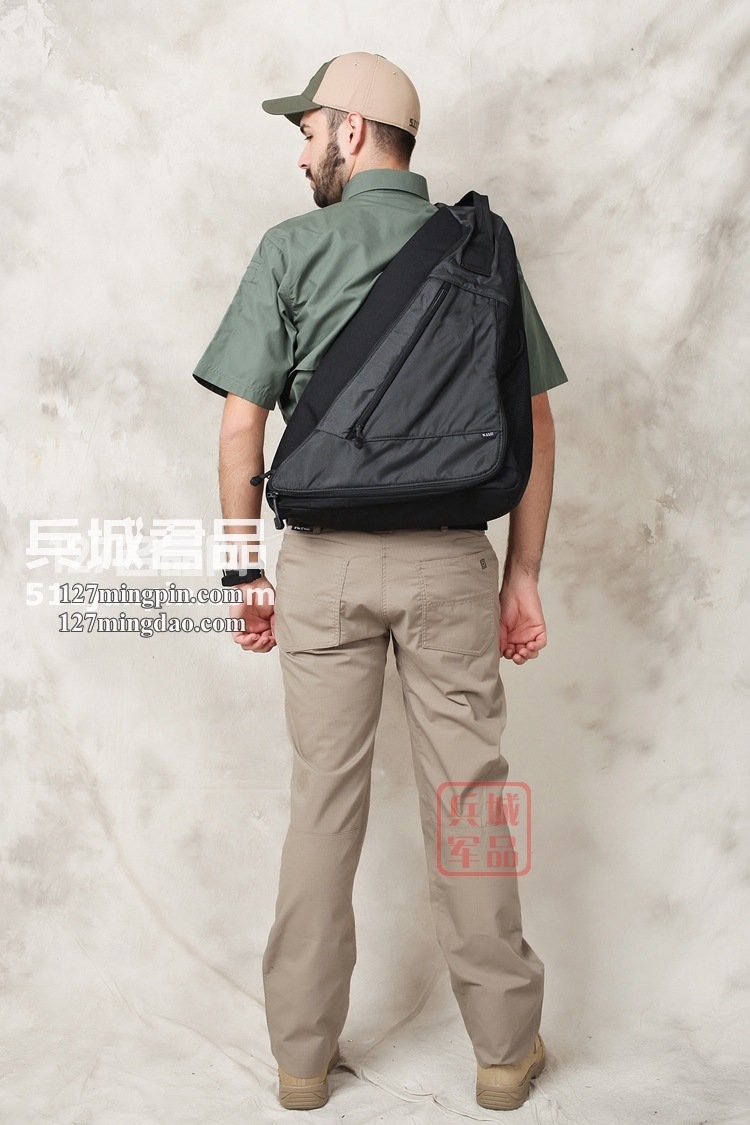 正品 美国5.11 71152 立领纯棉男士 511衬衫透气战术特勤休闲短