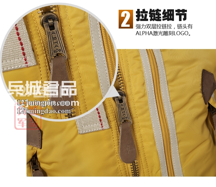 美国Alpha阿尔法Injector 喷射飞行夹克毛领棉服保暖