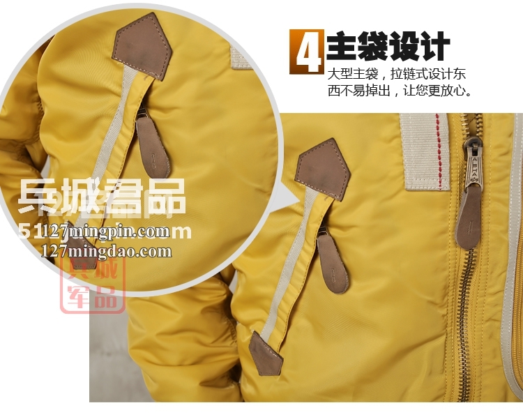 美国Alpha阿尔法Injector 喷射飞行夹克毛领棉服保暖