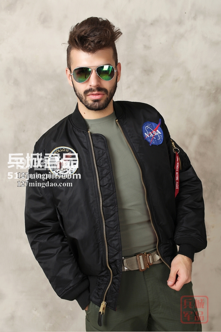 美国正品阿尔法Alpha MA-1阿波罗登月版飞行夹克 美国正品阿尔法Alpha MA-1阿波罗登月版飞行夹克