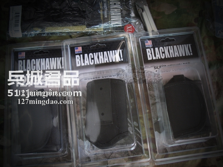 正品美国黑鹰BLACKHAWK!钥匙包静音尼龙钥匙包户外包钥匙扣44A6