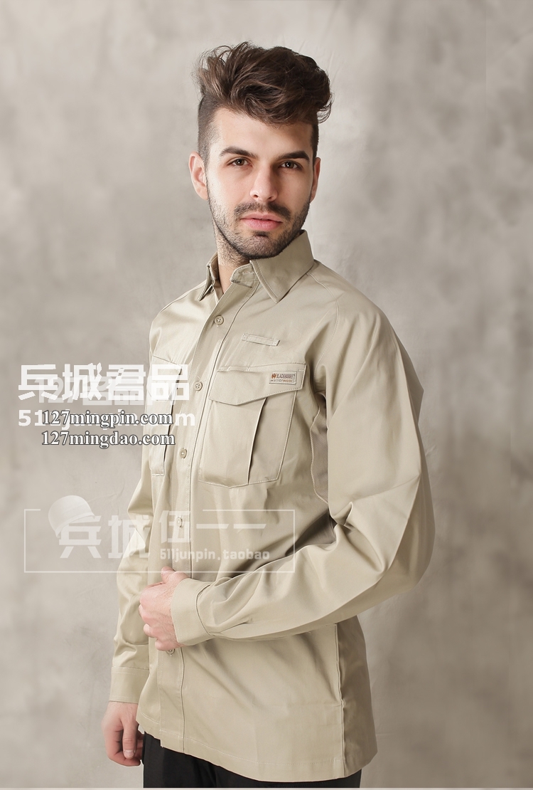 美国正品BLACKHAWK 88TS03 黑鹰战术长袖棉质衬衫