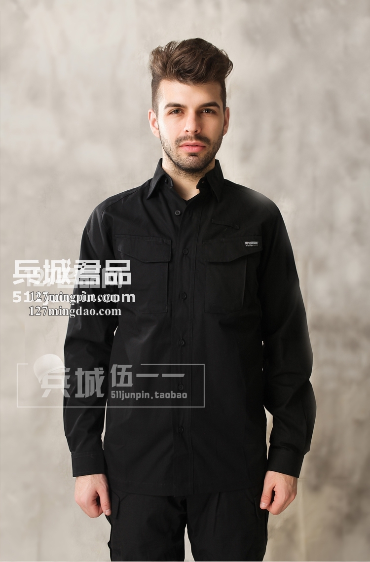 美国正品BLACKHAWK 88TS03 黑鹰战术长袖棉质衬衫