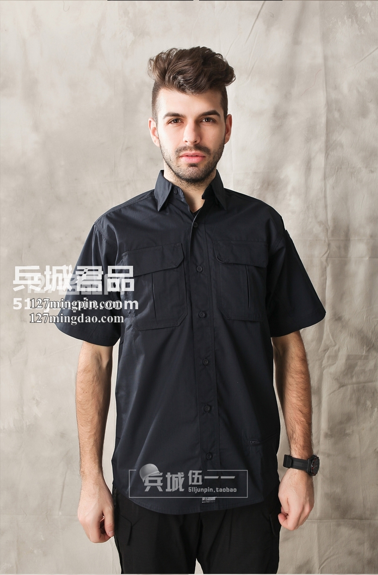 美国正品黑鹰Blackhawk 88TS02 短袖格子衬衫