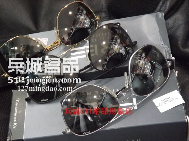 正品美国Randolph兰道夫 飞行员方框眼镜 弯/直腿 镀膜太阳镜