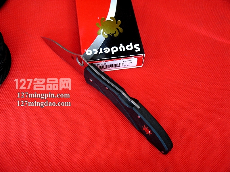 美国蜘蛛SPYDERCO  C66PBK3  127名刀网