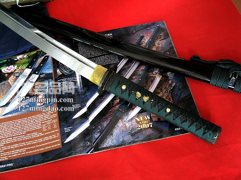 美国冷钢 ColdSteel 88DW日本武士刀 蜻蜓系列 Wakazashi中型协差